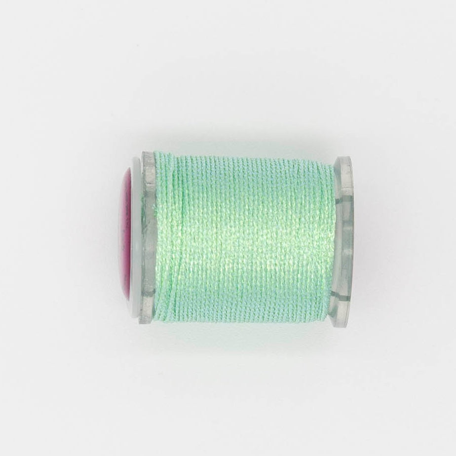 Radiance 18 Jewel J875 Mint Julep — Radiance Metallics thread for needlepoint, 18 mesh