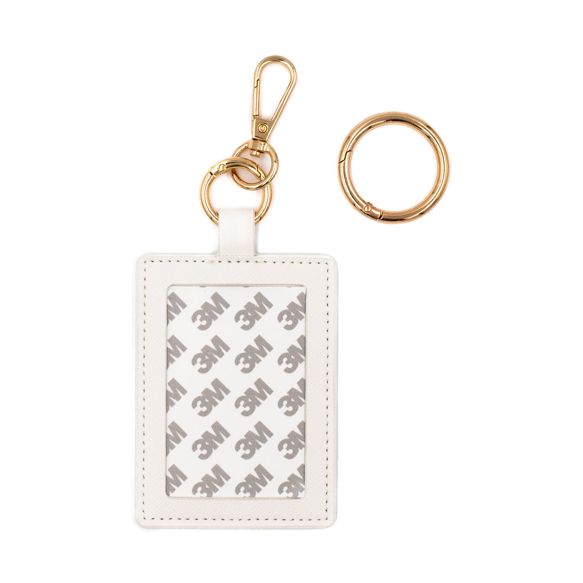 Self-Finishing Leather Charm (Rectangle) by Love MHB — needlepoint accessory from Angel City Stitchery (view 5)