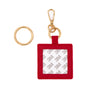 Self-Finishing Leather Charm (Square) by Love MHB — needlepoint accessory from Angel City Stitchery (view 4)