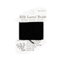 Silk Lame Braid 18 SL01 Black — Rainbow Gallery thread for needlepoint, 18 mesh