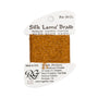 Silk Lame Braid 18 SL62 Dk Sand Gold — Rainbow Gallery thread for needlepoint, 18 mesh