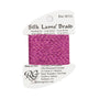 Silk Lame Braid 18 SL80 Pink Carnation — Rainbow Gallery thread for needlepoint, 18 mesh