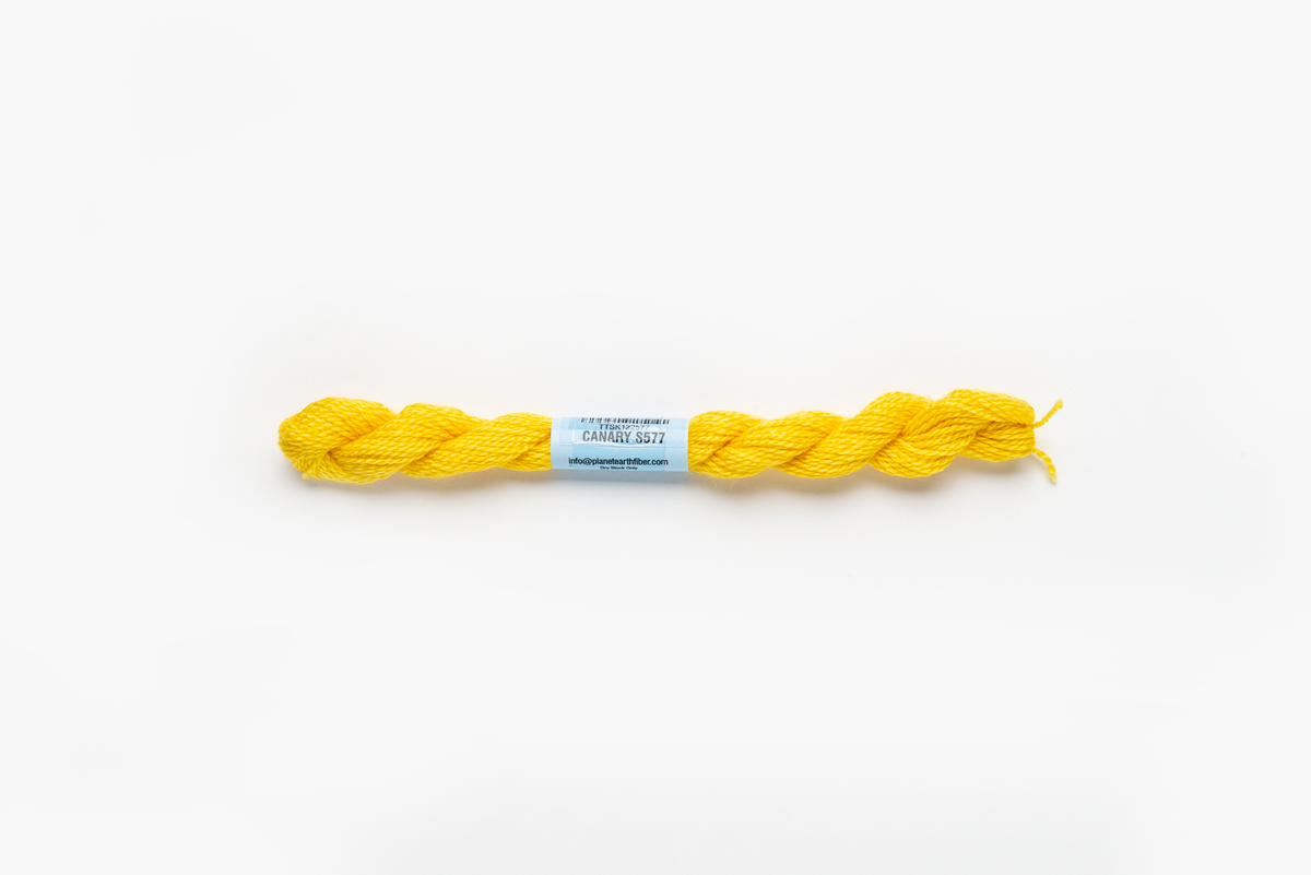Essentials - 577 Canary — silk skein for needlepoint, 18 mesh