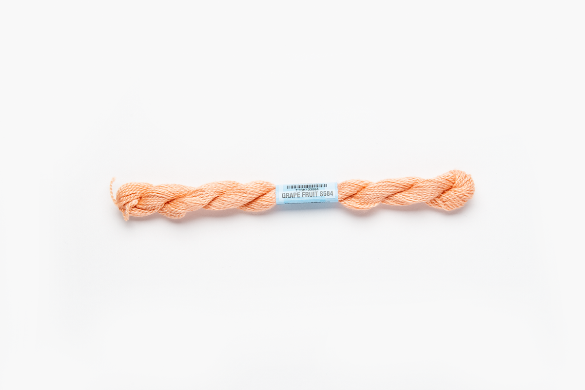 Essentials - 584 Grapefruit — silk skein for needlepoint, 18 mesh