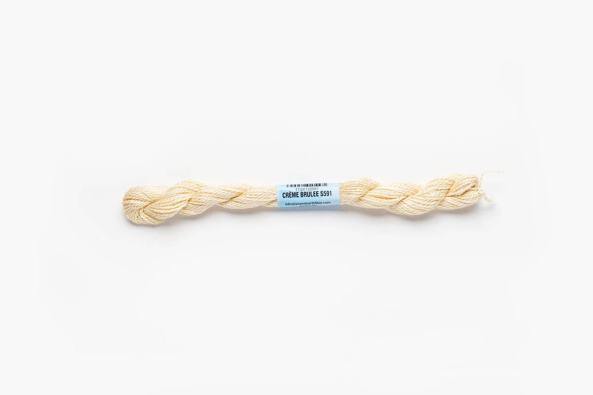 Essentials - 591 Creme Brulee — silk skein for needlepoint, 18 mesh