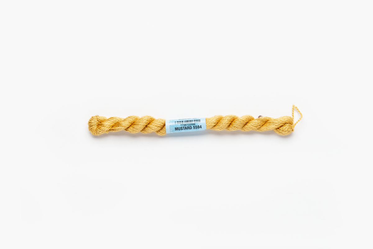Essentials - 594 Mustard — silk skein for needlepoint, 18 mesh
