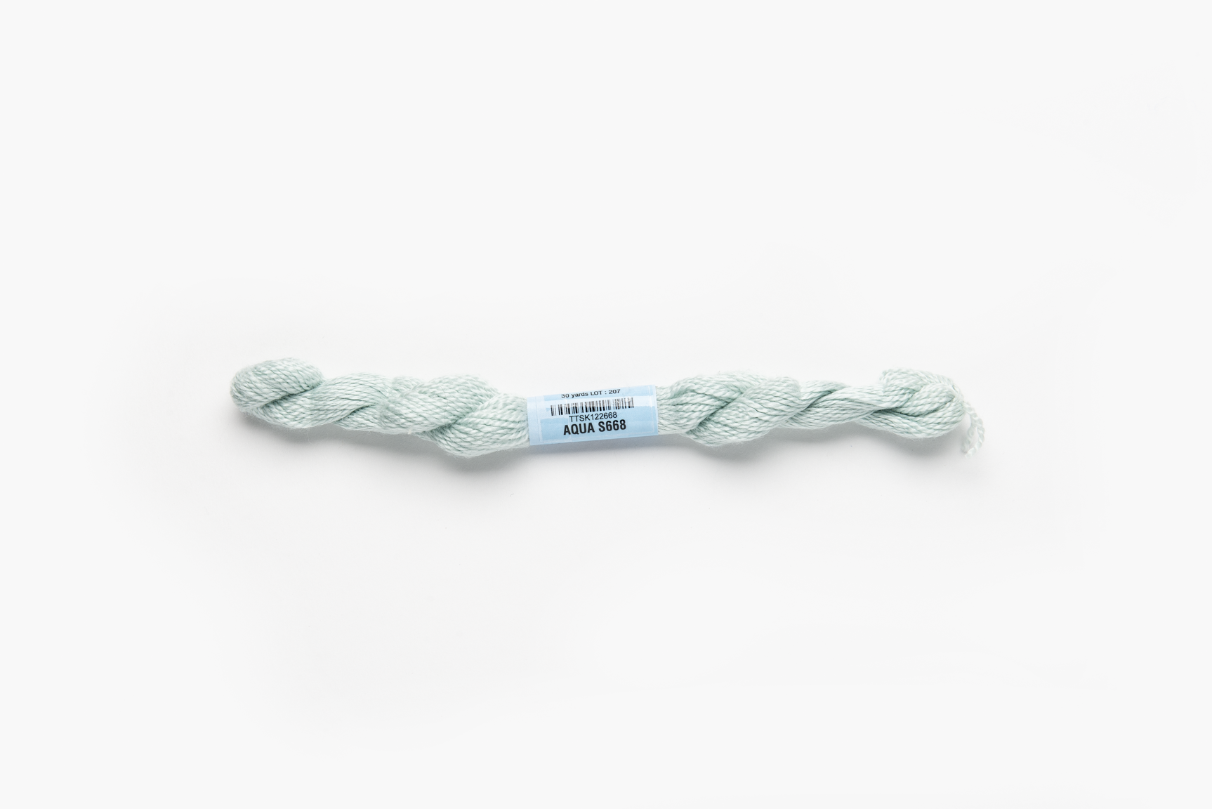 Essentials - 668 Aqua — silk skein for needlepoint, 18 mesh
