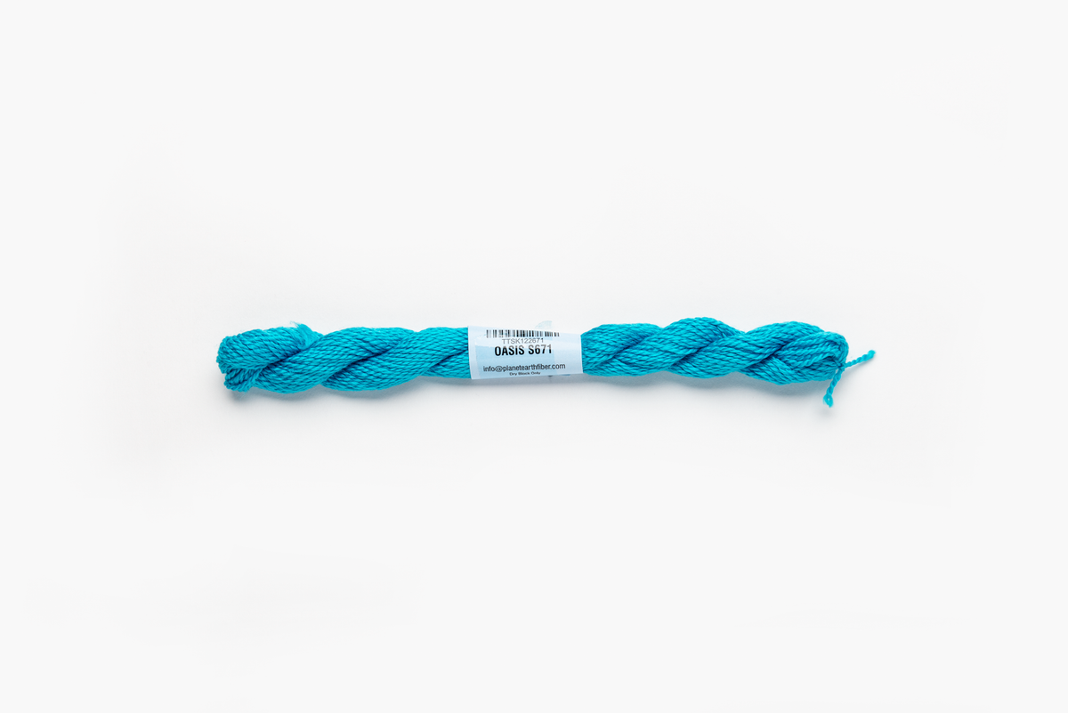 Essentials - 671 Oasis — silk skein for needlepoint, 18 mesh