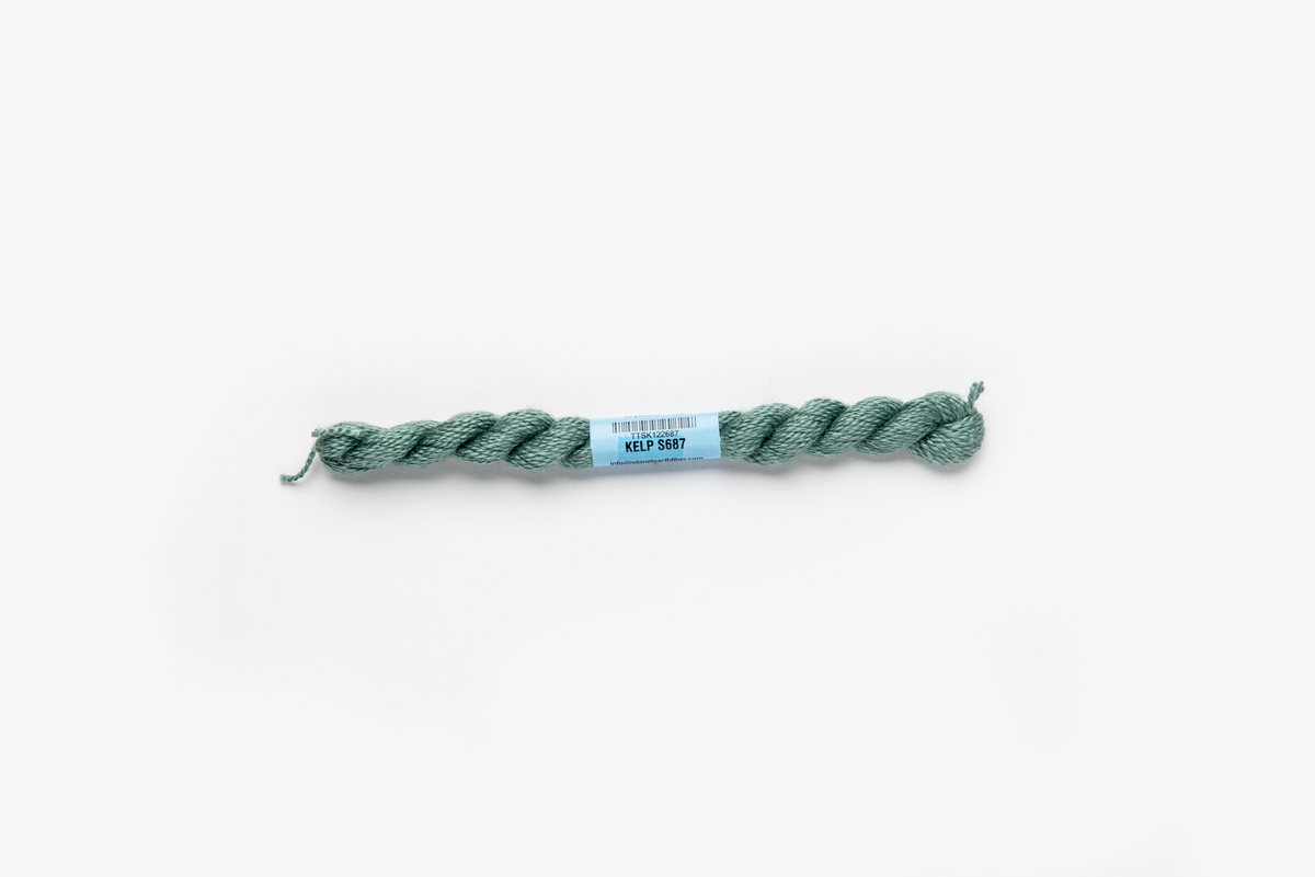 Essentials - 687 Kelp — silk skein for needlepoint, 18 mesh