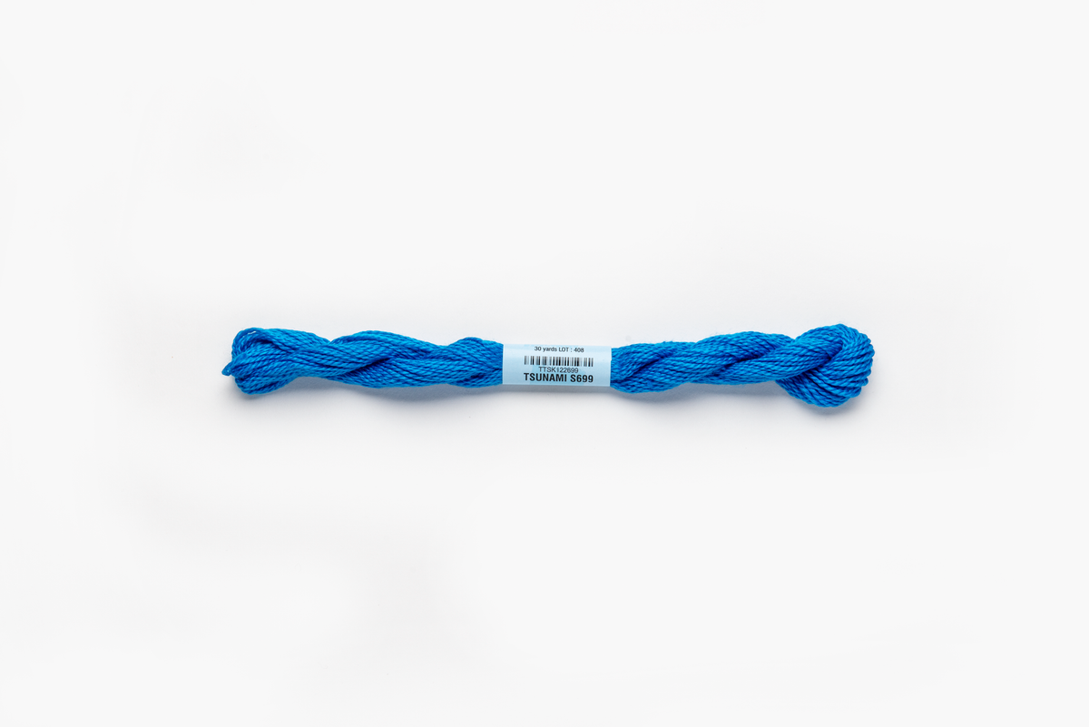 Essentials - 699 Tsunami — silk skein for needlepoint, 18 mesh