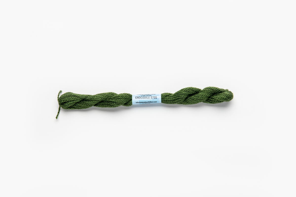 Essentials - 705 Crocodile — silk skein for needlepoint, 18 mesh