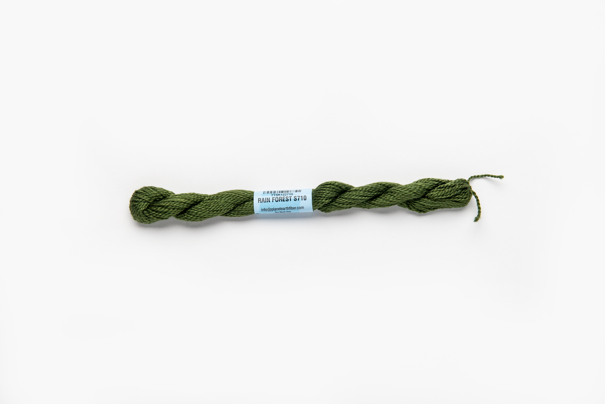 Essentials - 710 Rain Forest — silk skein for needlepoint, 18 mesh