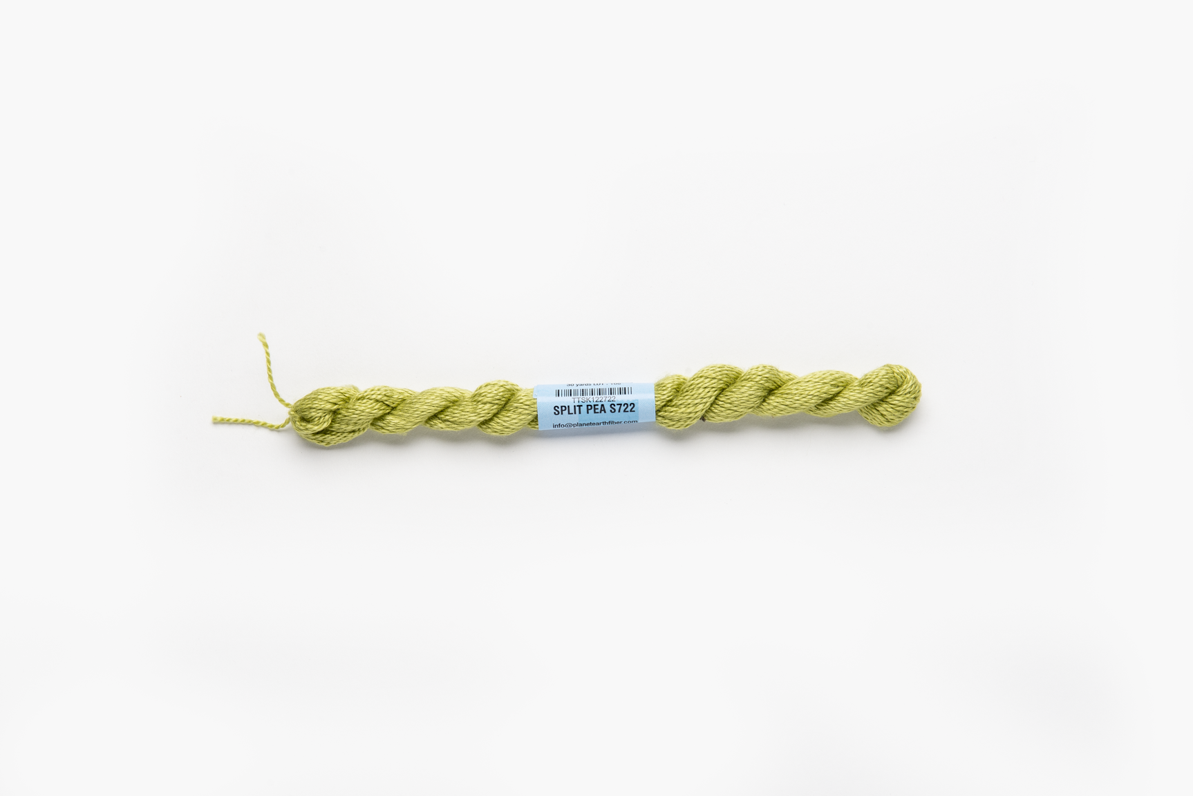 Essentials - 722 Split Pea — silk skein for needlepoint, 18 mesh