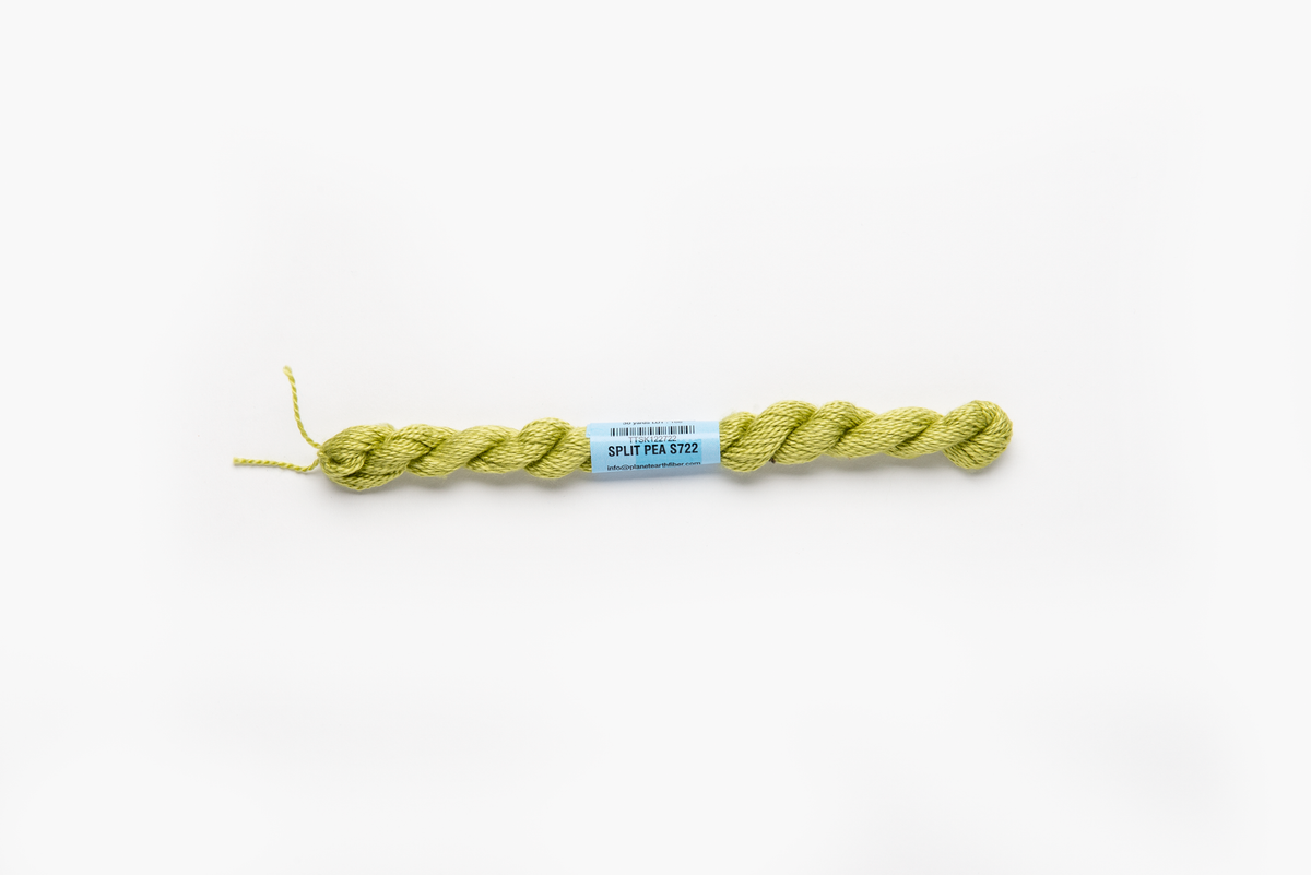 Essentials - 722 Split Pea — silk skein for needlepoint, 18 mesh