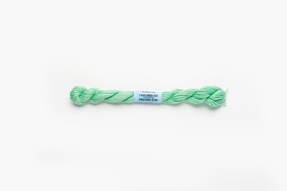 Essentials - 736 Pasture — silk skein for needlepoint, 18 mesh
