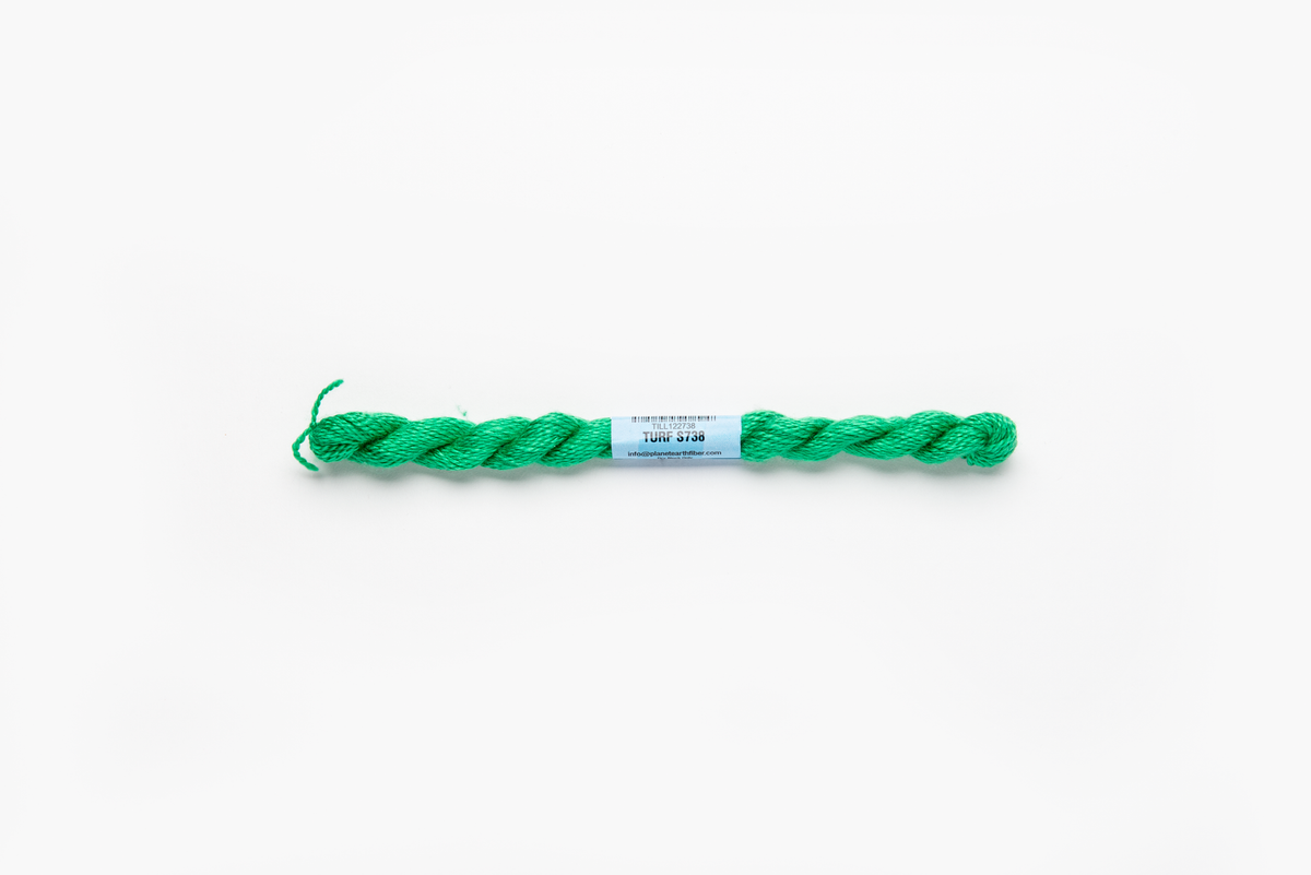 Essentials - 738 Turf — silk skein for needlepoint, 18 mesh