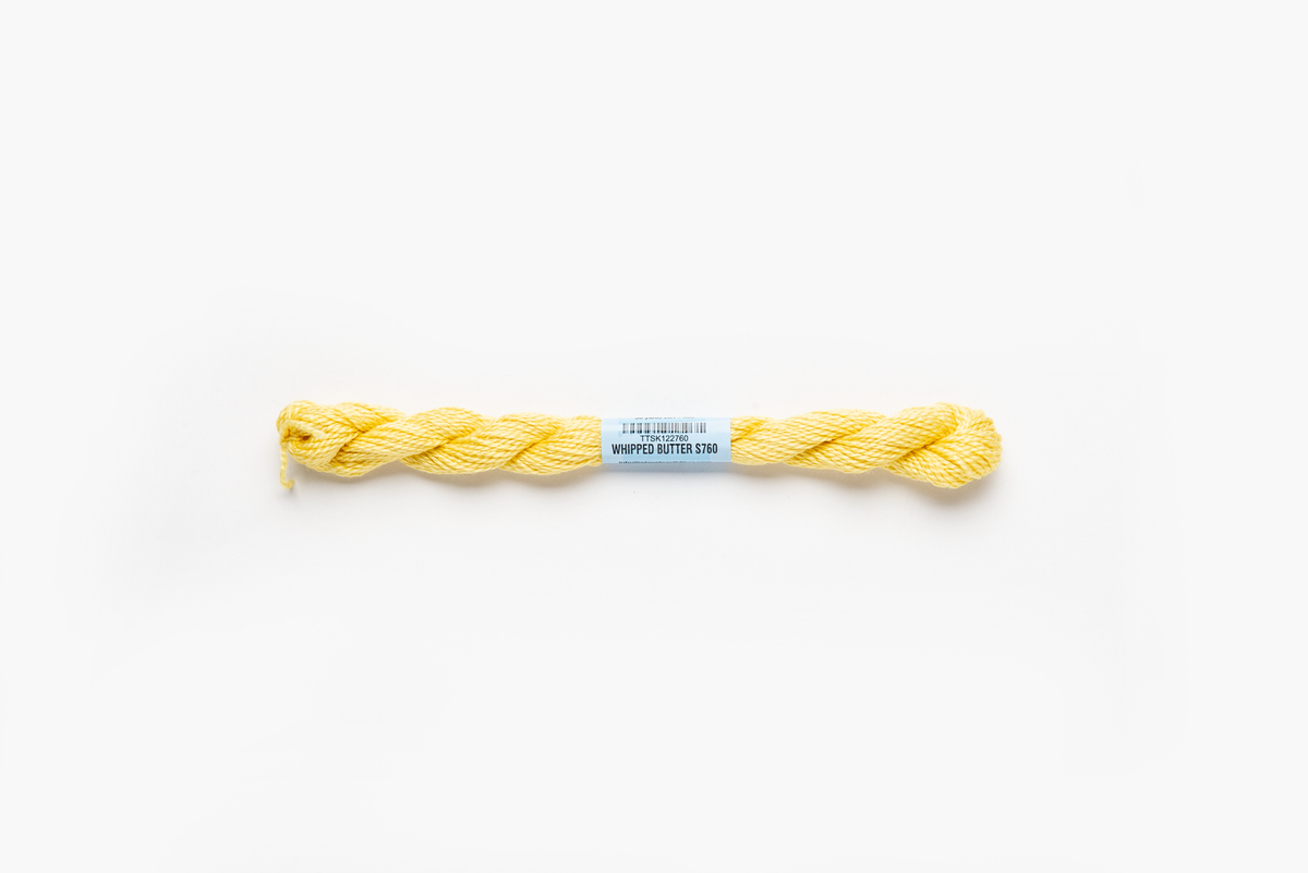 Essentials - 760 Whipped Butter — silk skein for needlepoint, 18 mesh