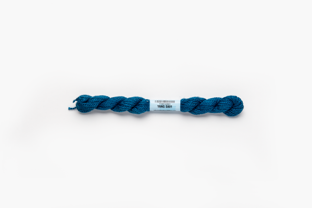 Essentials - 801 Yang — silk skein for needlepoint, 18 mesh