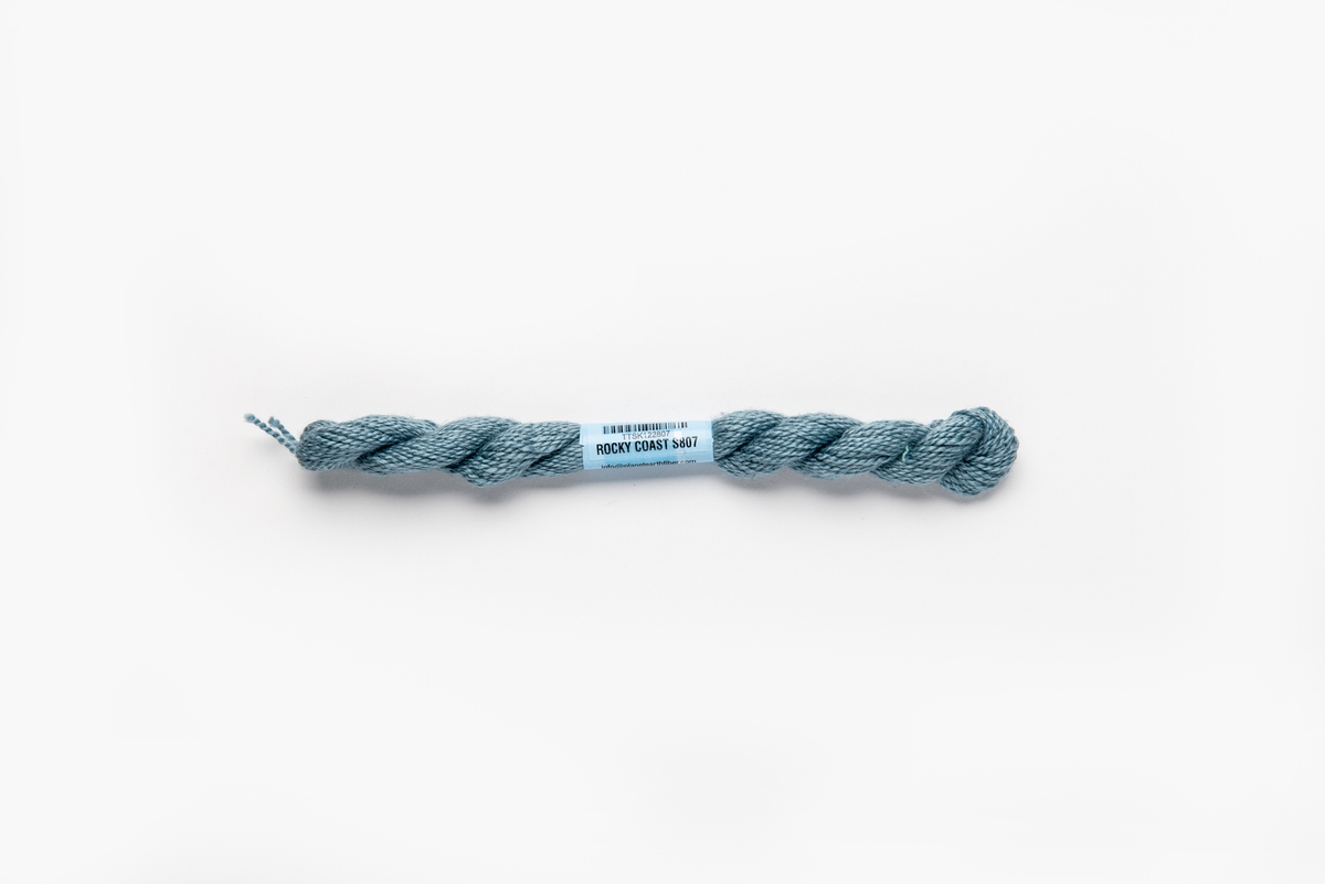 Essentials - 807 Rocky Coast — silk skein for needlepoint, 18 mesh