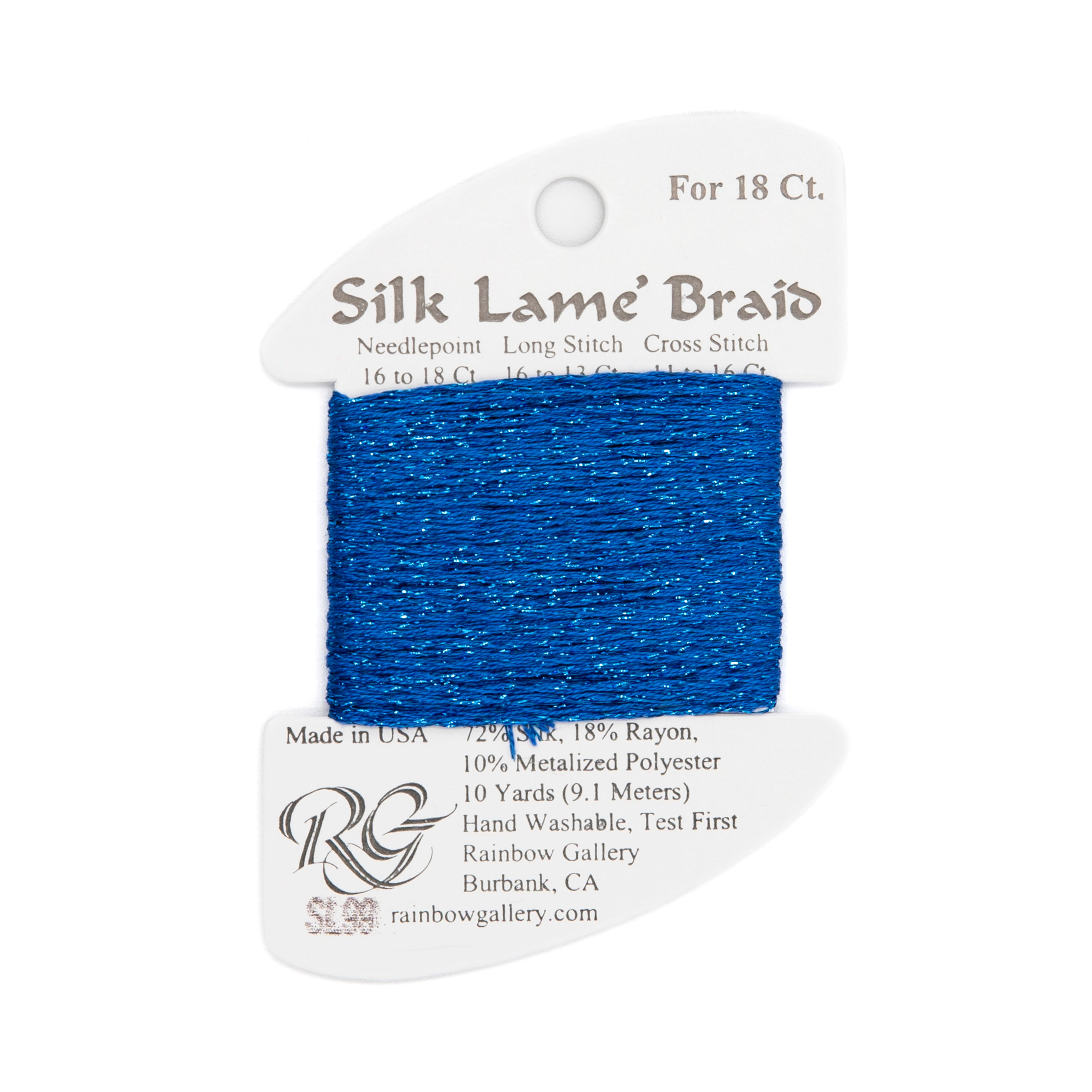 Silk Lame Braid 18 SL99 Classic Blue