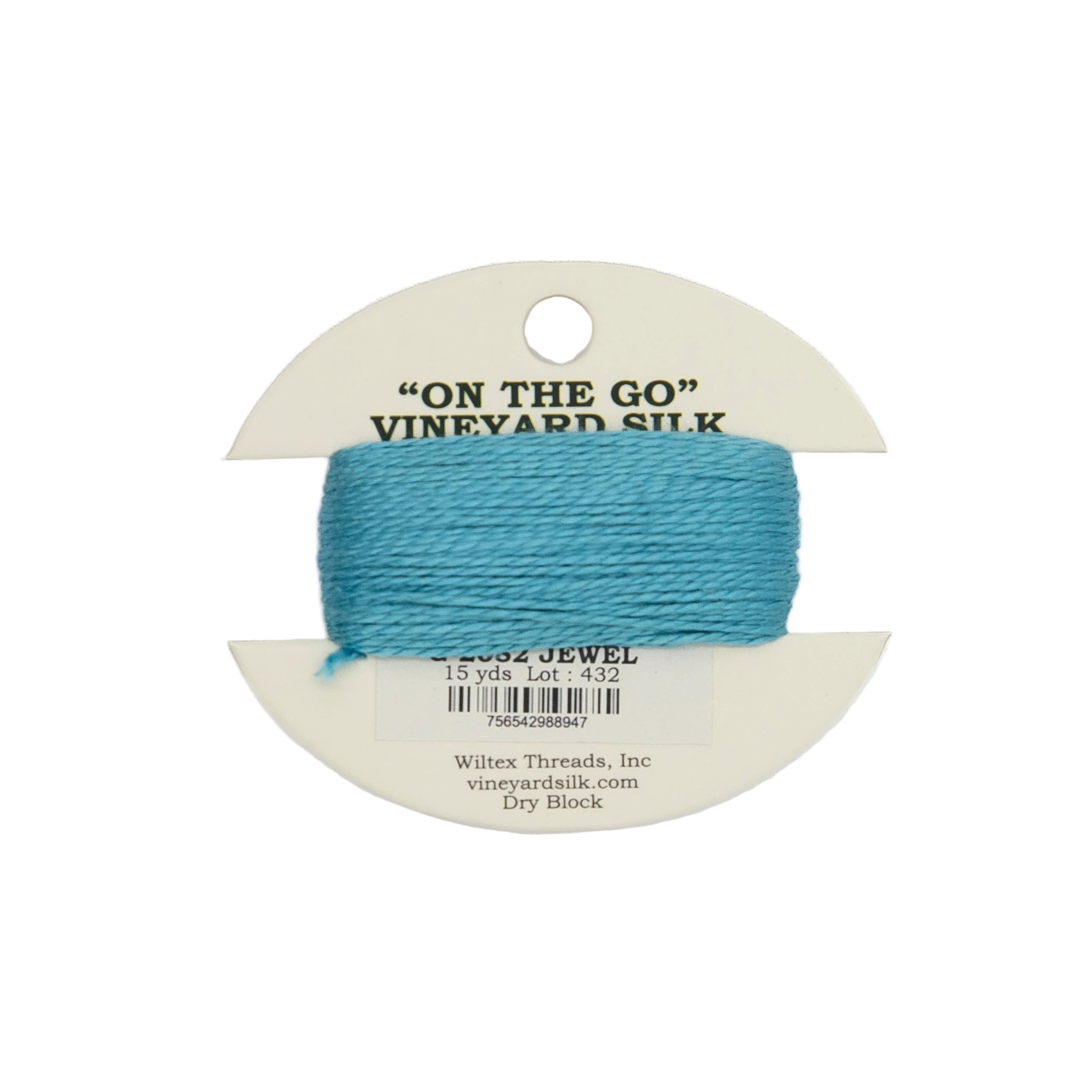 Vineyard Silk Card G-2082 Jewel — silk card for needlepoint, 18 mesh