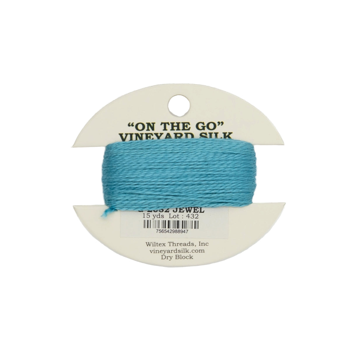 Vineyard Silk Card G-2082 Jewel — silk card for needlepoint, 18 mesh