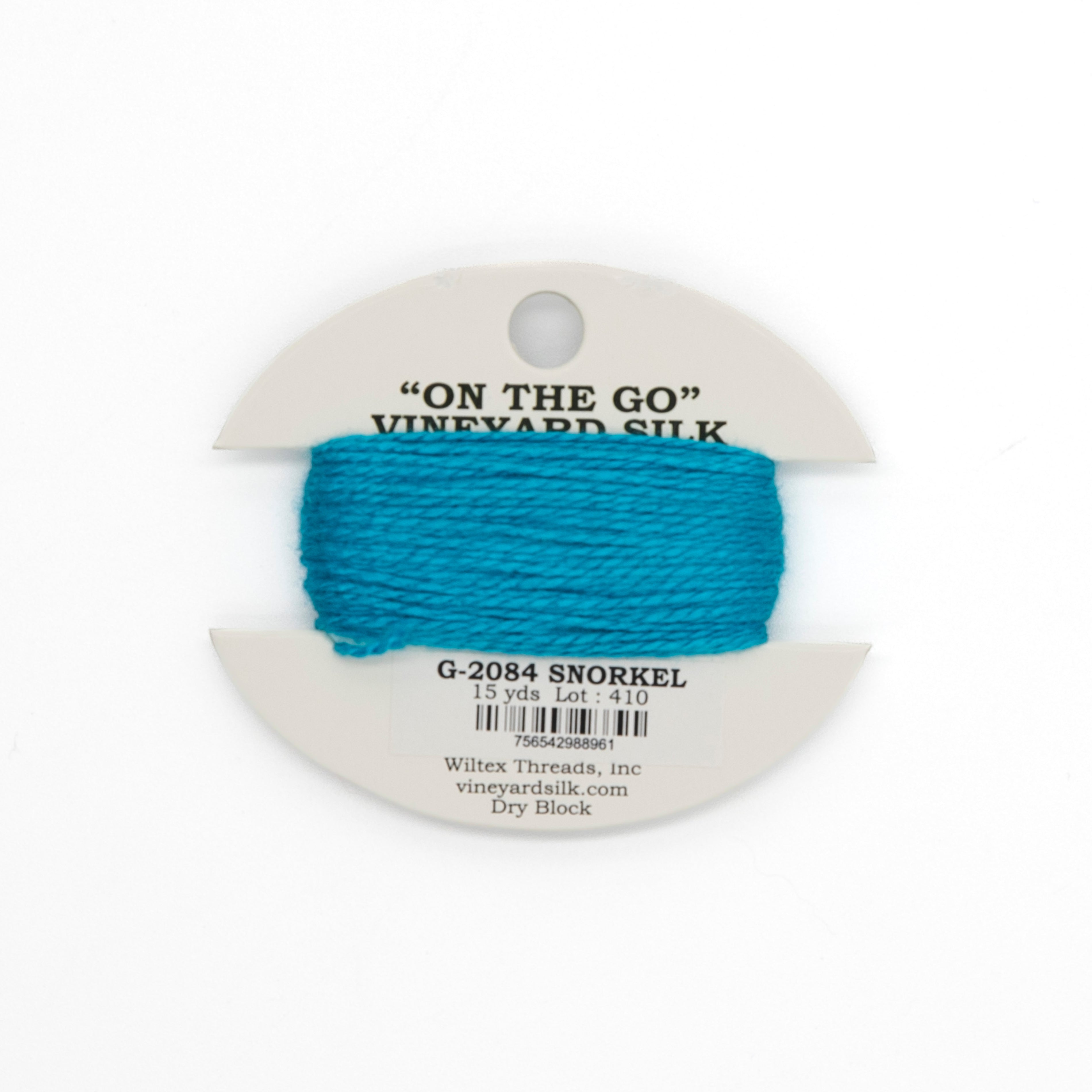 Vineyard Silk Card G-2084 Snorkel — silk card for needlepoint, 18 mesh
