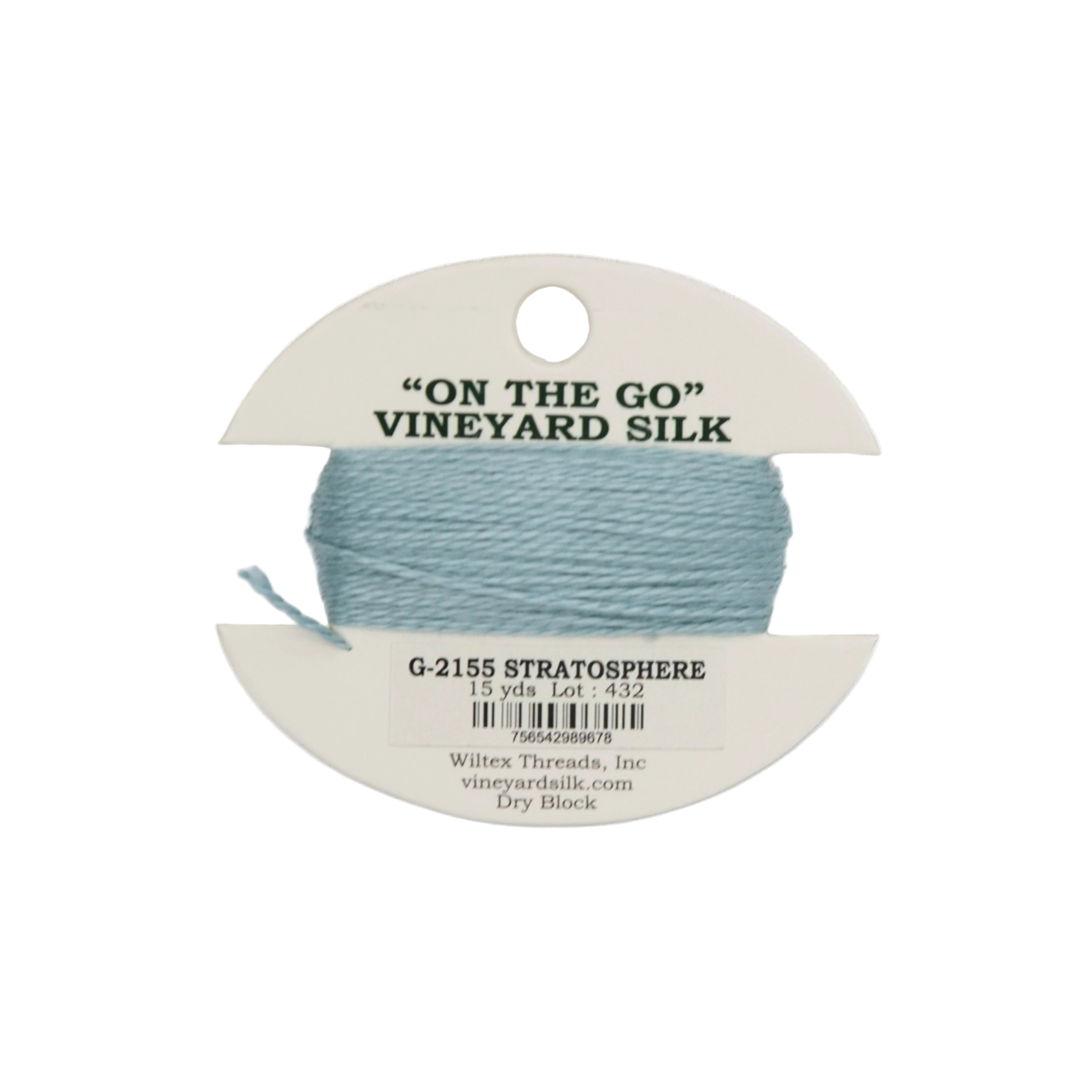 Vineyard Silk Card G-2155 Stratosphere — silk card for needlepoint, 18 mesh