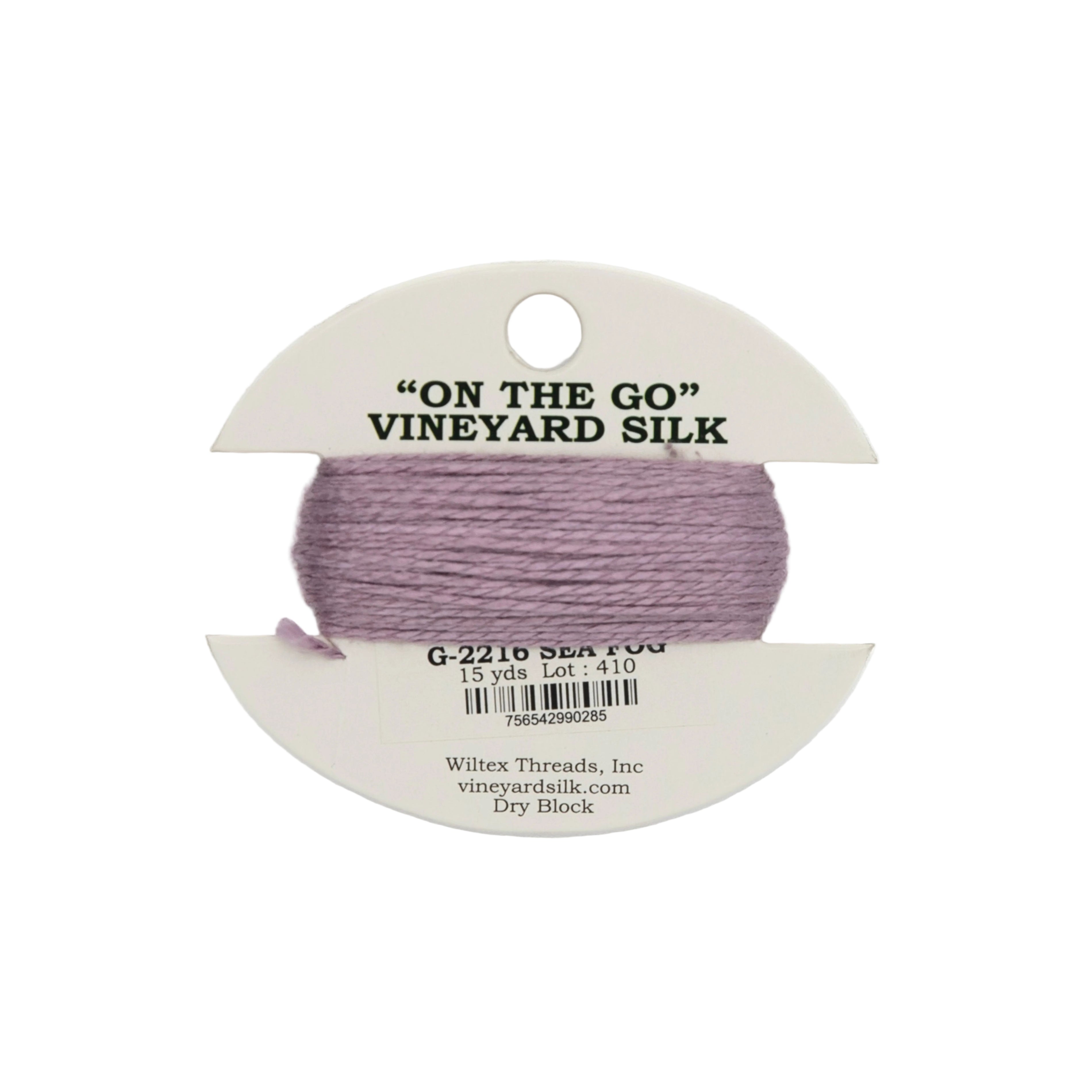 Vineyard Silk Card G-2216 Sea Fog — silk card for needlepoint, 18 mesh