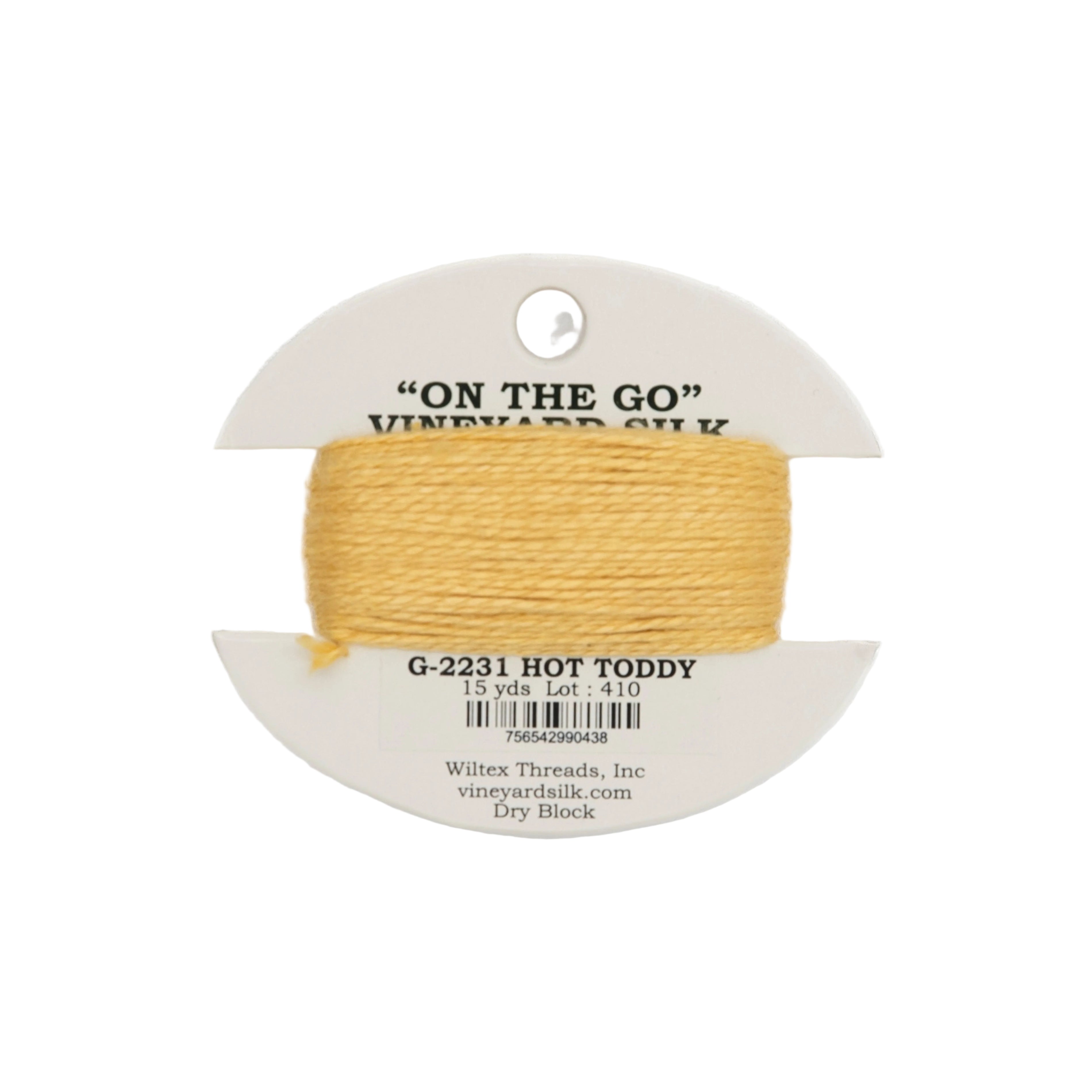 Vineyard Silk Card G-2231 Hot Toddy — silk card for needlepoint, 18 mesh