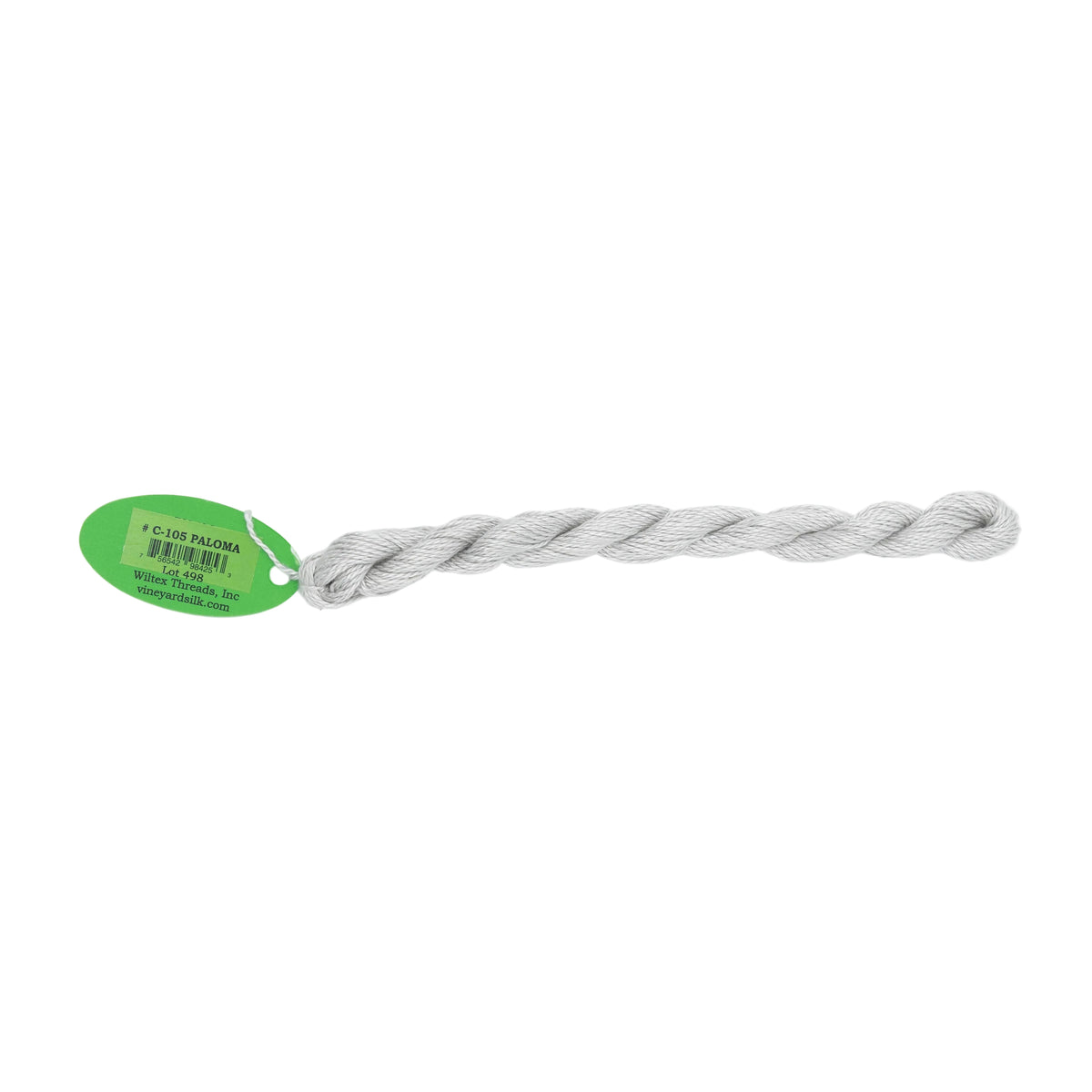 Vineyard Silk Skein C-105 Paloma — silk skein for needlepoint, 18 mesh