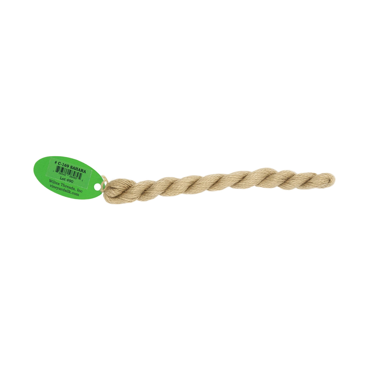 Vineyard Silk Skein C-169 Sahara — silk skein for needlepoint, 18 mesh