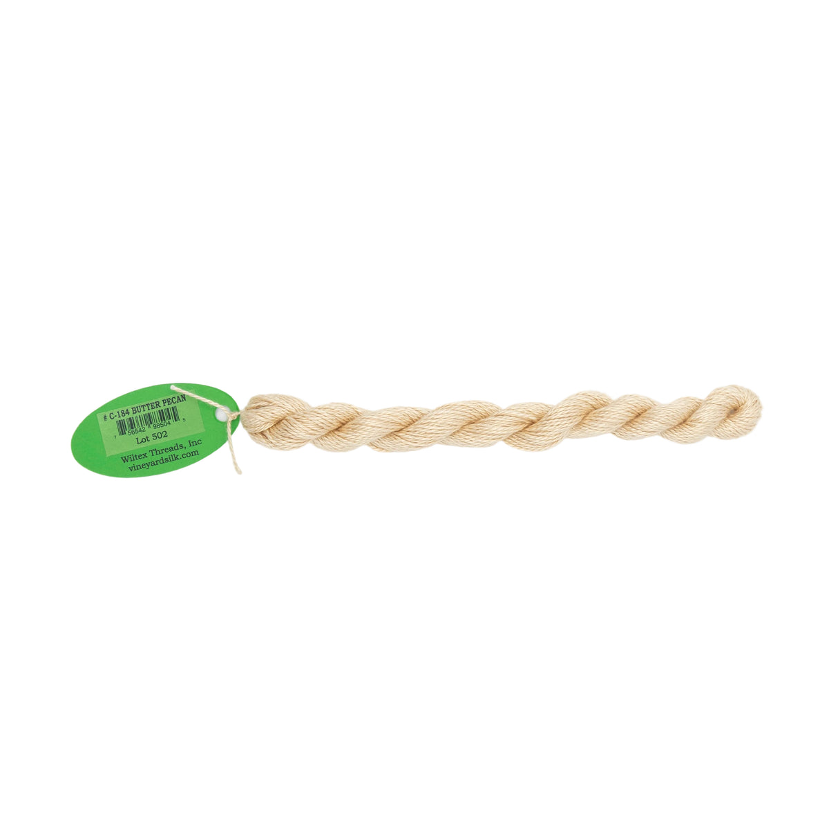 Vineyard Silk Skein C-184 Butter Pecan — silk skein for needlepoint, 18 mesh
