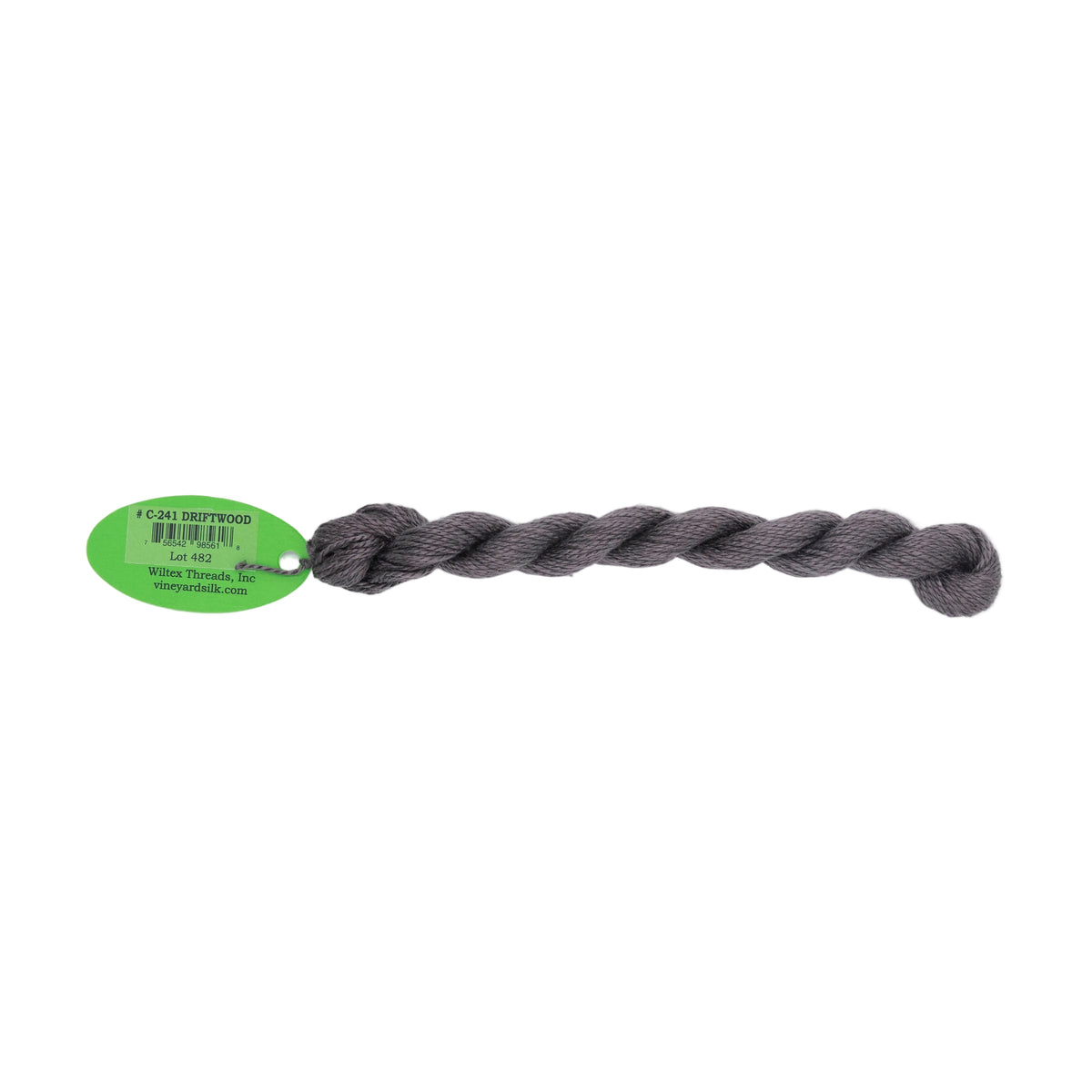Vineyard Silk Skein C-241 Driftwood — silk skein for needlepoint, 18 mesh